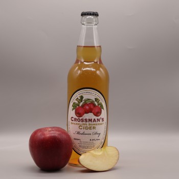 Crossmans Medium Dry Sparkling Somerset Cider 500ml
